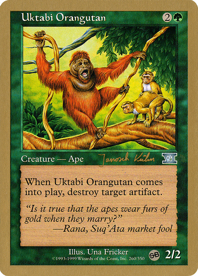 Uktabi Orangutan (Janosch Kuhn) (SB) [World Championship Decks 2000] | Good Games Modbury