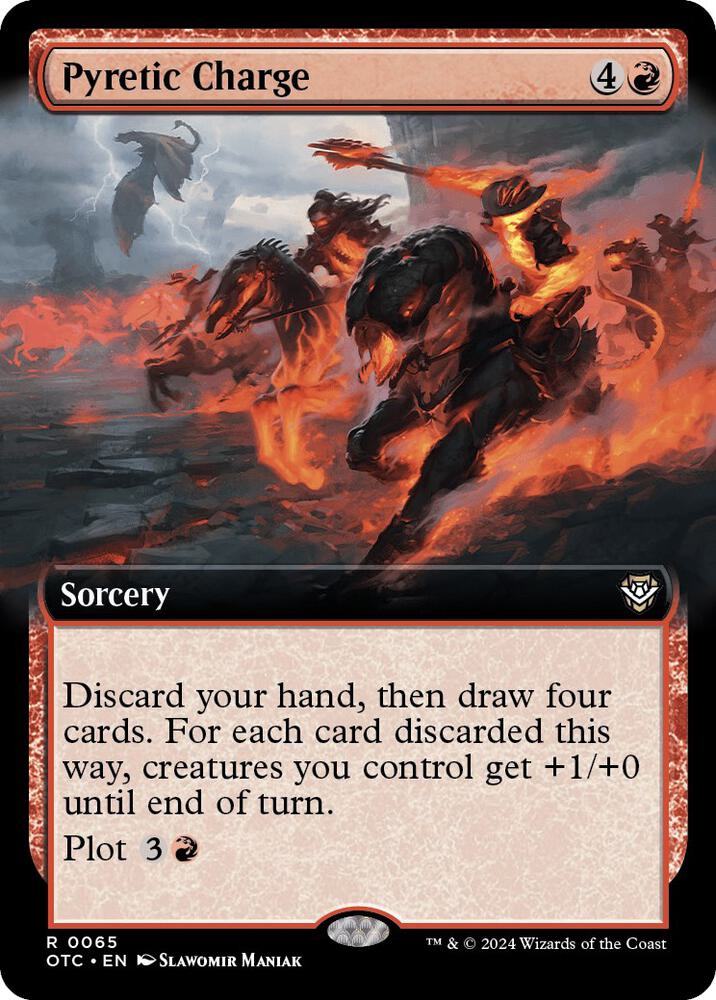 Pyretic Charge 65/342 (Commander: Outlaws of Thunder Junction)  - Extended Art | Good Games Modbury