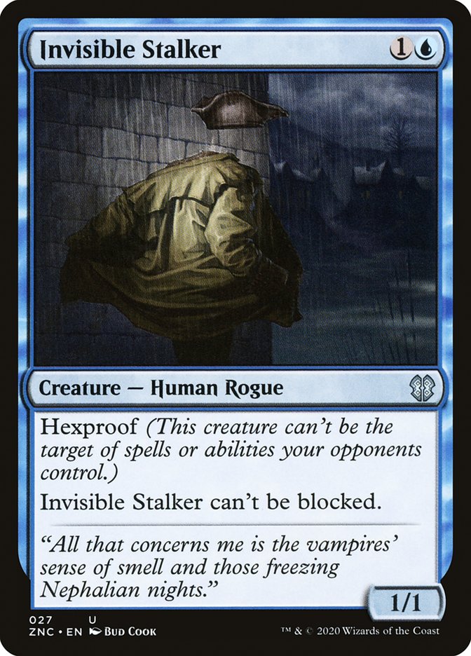 Invisible Stalker 27/142 (Commander: Zendikar Rising)  | Good Games Modbury