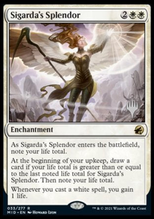 Sigarda's Splendor (Promo Pack) [Innistrad: Midnight Hunt Promos] | Good Games Modbury
