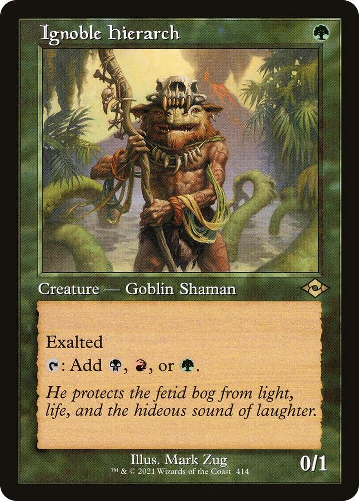 Ignoble Hierarch Retro Frame 414 (Modern Horizons 2)  | Good Games Modbury