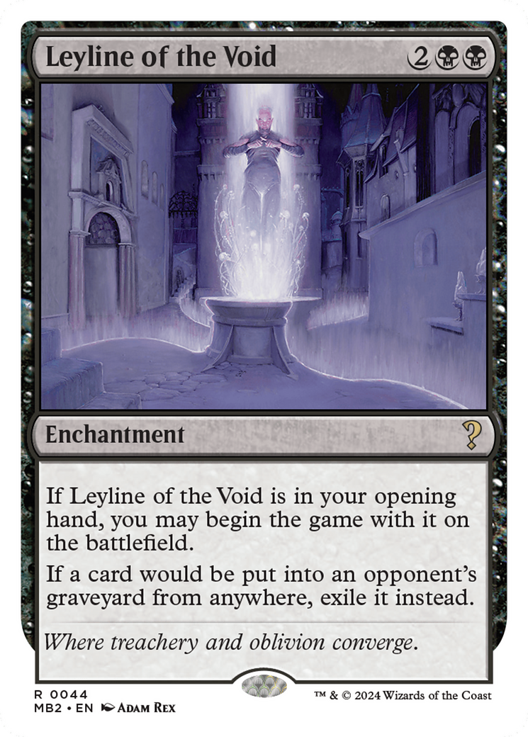 Leyline of the Void (White Border) [Mystery Booster 2] | Good Games Modbury