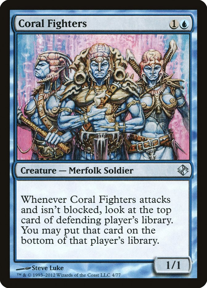Coral Fighters 4/77 (Duel Decks: Venser vs. Koth)  | Good Games Modbury