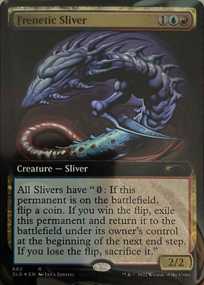 Frenetic Sliver (Extended Art) [Secret Lair Drop Promos] | Good Games Modbury