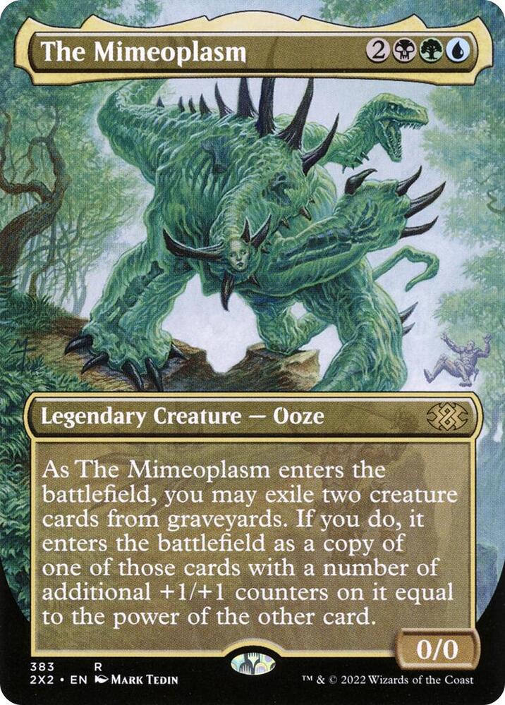 The Mimeoplasm Borderless 383/331 (Double Masters 2022)  - Foil | Good Games Modbury