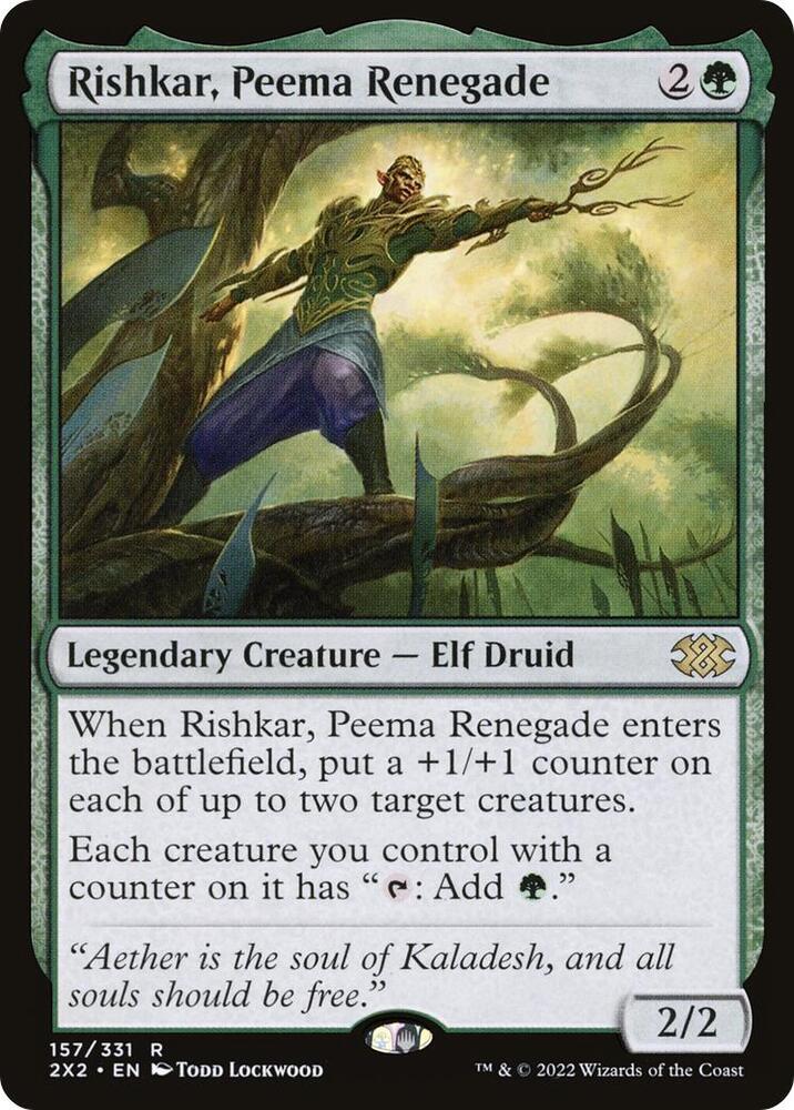 Rishkar Peema Renegade 157/331 (Double Masters 2022)  - Foil | Good Games Modbury