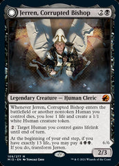 Jerren, Corrupted Bishop // Ormendahl, the Corrupted [Innistrad: Midnight Hunt] | Good Games Modbury