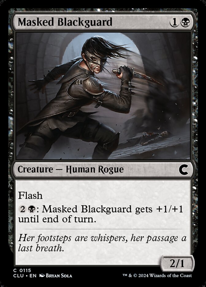 Masked Blackguard 115/284 (Ravnica: Clue Edition)  | Good Games Modbury