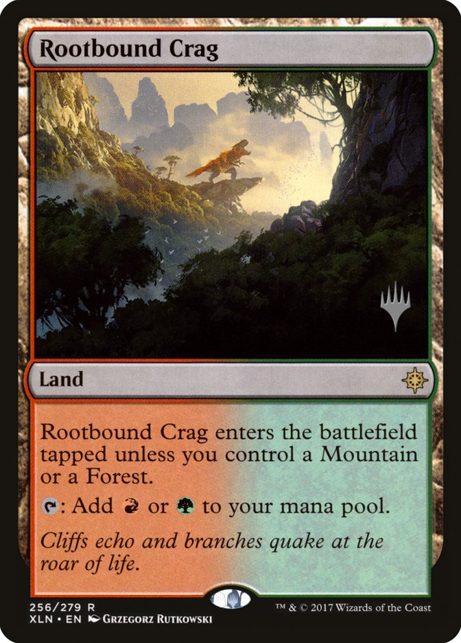 Rootbound Crag (Promo Pack) [Ixalan Promos] | Good Games Modbury