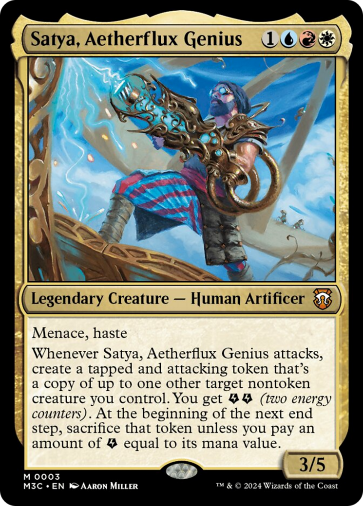 Satya, Aetherflux Genius [Modern Horizons 3 Commander] | Good Games Modbury