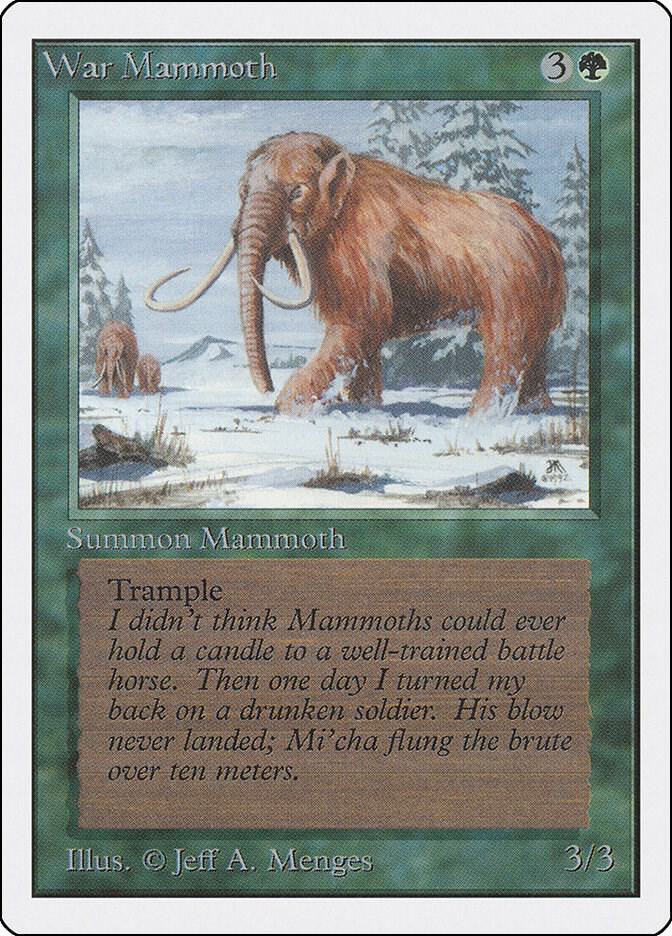War Mammoth 228/302 (Unlimited Edition)  | Good Games Modbury