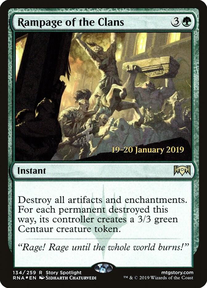Rampage of the Clans 134s/81 (Prerelease Cards)  - Foil | Good Games Modbury
