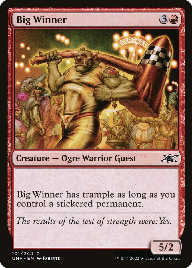 Big Winner 101/244 (Unfinity)  - Foil | Good Games Modbury