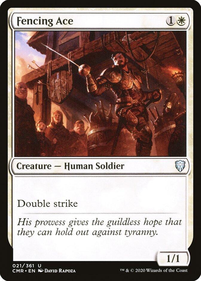 Fencing Ace 21/361 (Commander Legends)  - Foil | Good Games Modbury