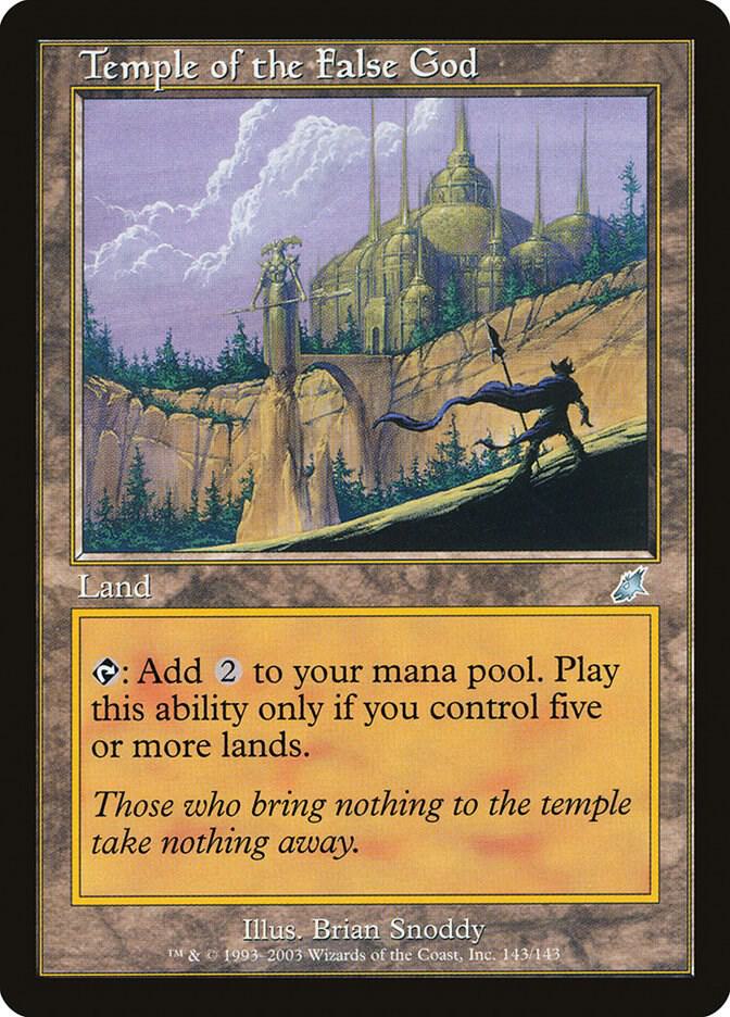 Temple of the False God 143/143 (Scourge)  - Foil | Good Games Modbury