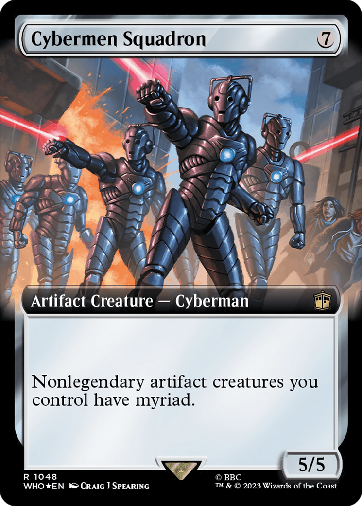 Cybermen Squadron (Extended Art) (Surge Foil) [Doctor Who] | Good Games Modbury