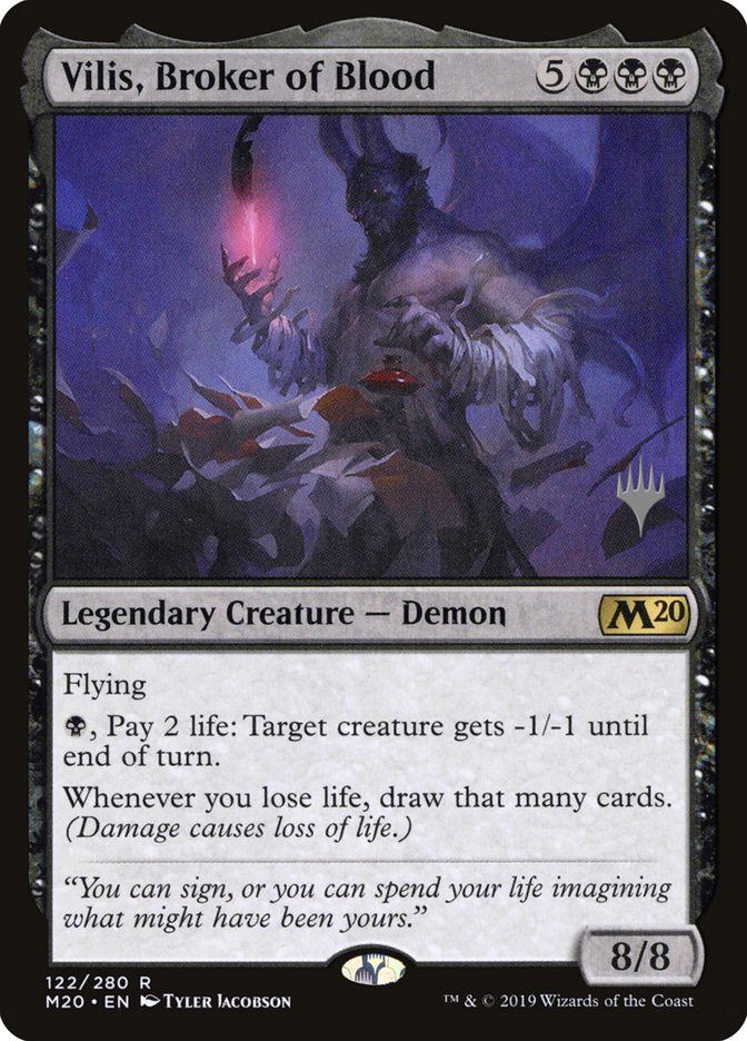 Vilis, Broker of Blood (Promo Pack) [Core Set 2020 Promos] | Good Games Modbury