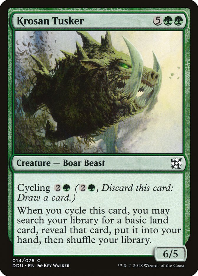 Krosan Tusker [Duel Decks: Elves vs. Inventors] | Good Games Modbury