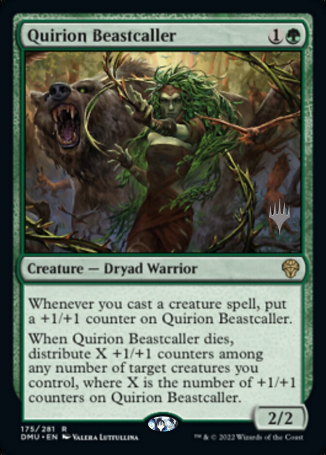 Quirion Beastcaller (Promo Pack) [Dominaria United Promos] | Good Games Modbury