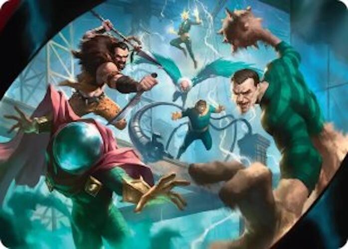 Behold the Sinister Six Art Card 7 54 7 (Art Series: Marvel's Spider-Man)  | Good Games Modbury