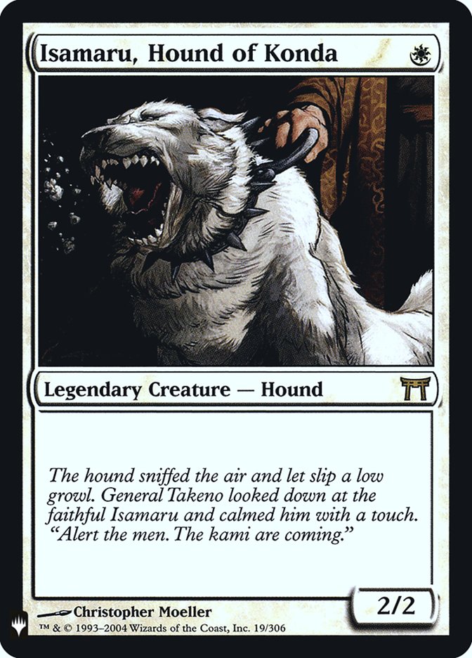 Isamaru, Hound of Konda [Mystery Booster] | Good Games Modbury