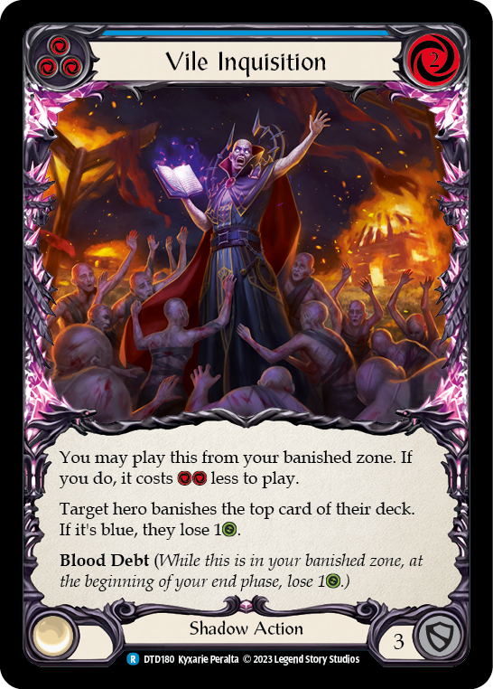 Vile Inquisition (Blue) [DTD180] (Dusk Till Dawn) | Good Games Modbury