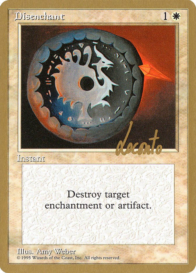 Disenchant (Michael Loconto) [Pro Tour Collector Set] | Good Games Modbury