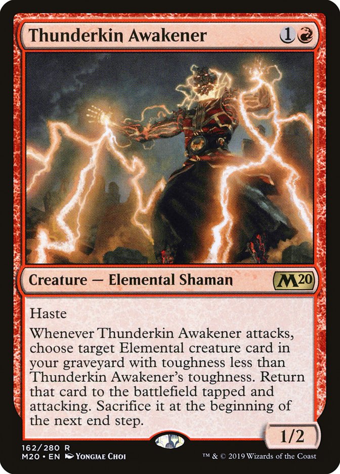 Thunderkin Awakener [Core Set 2020] | Good Games Modbury