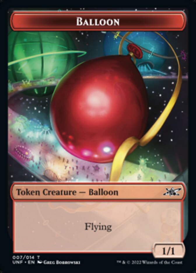 Balloon Token [Unfinity Tokens] | Good Games Modbury