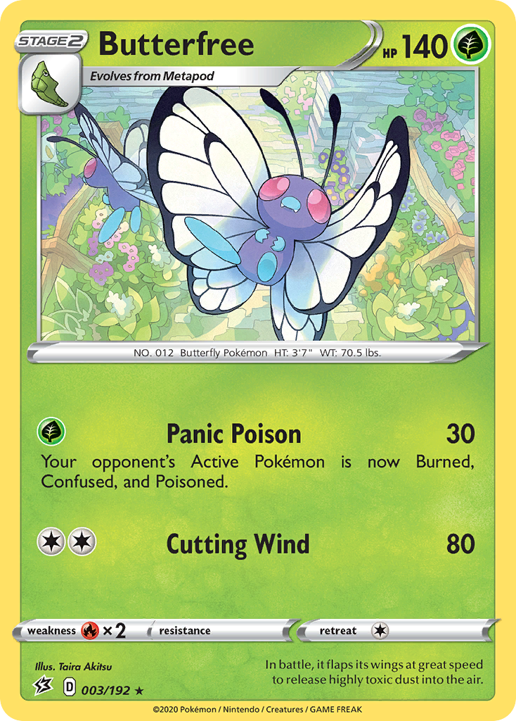 Butterfree (003/192) [Sword & Shield: Rebel Clash] | Good Games Modbury