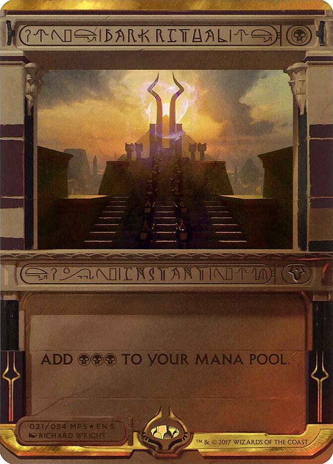 Dark Ritual 21/54 (Masterpiece Series: Amonkhet Invocations)  - Foil | Good Games Modbury