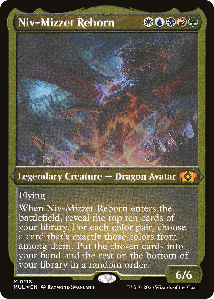 Niv-Mizzet Reborn (Foil Etched) [Multiverse Legends] | Good Games Modbury