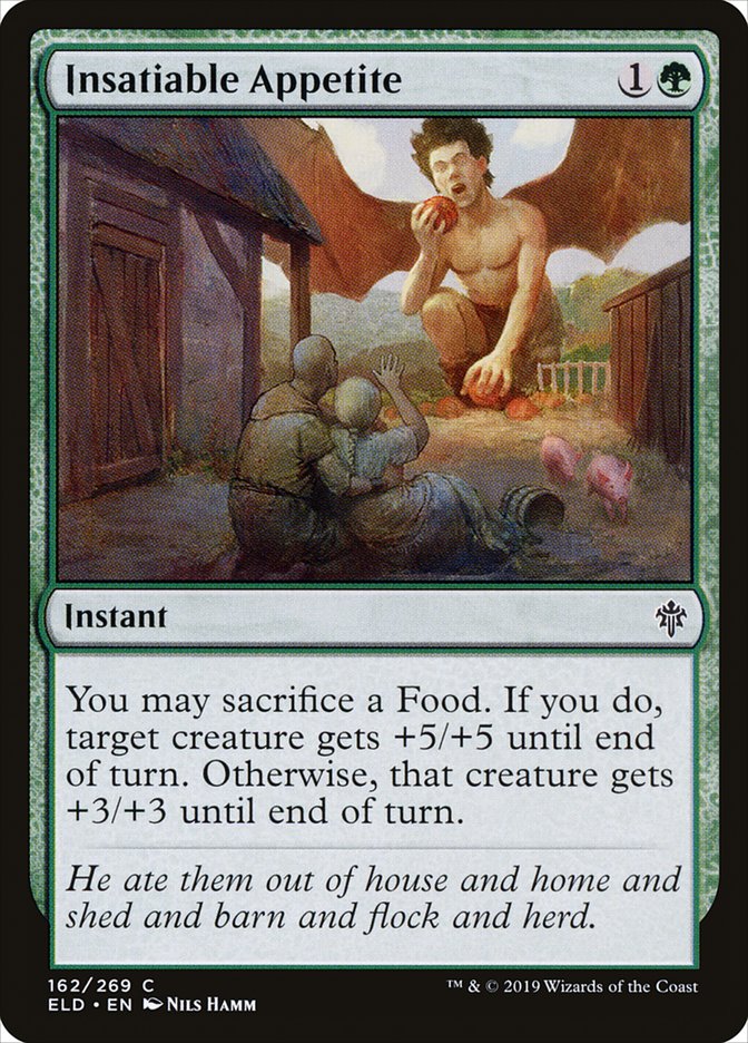Insatiable Appetite [Throne of Eldraine] | Good Games Modbury