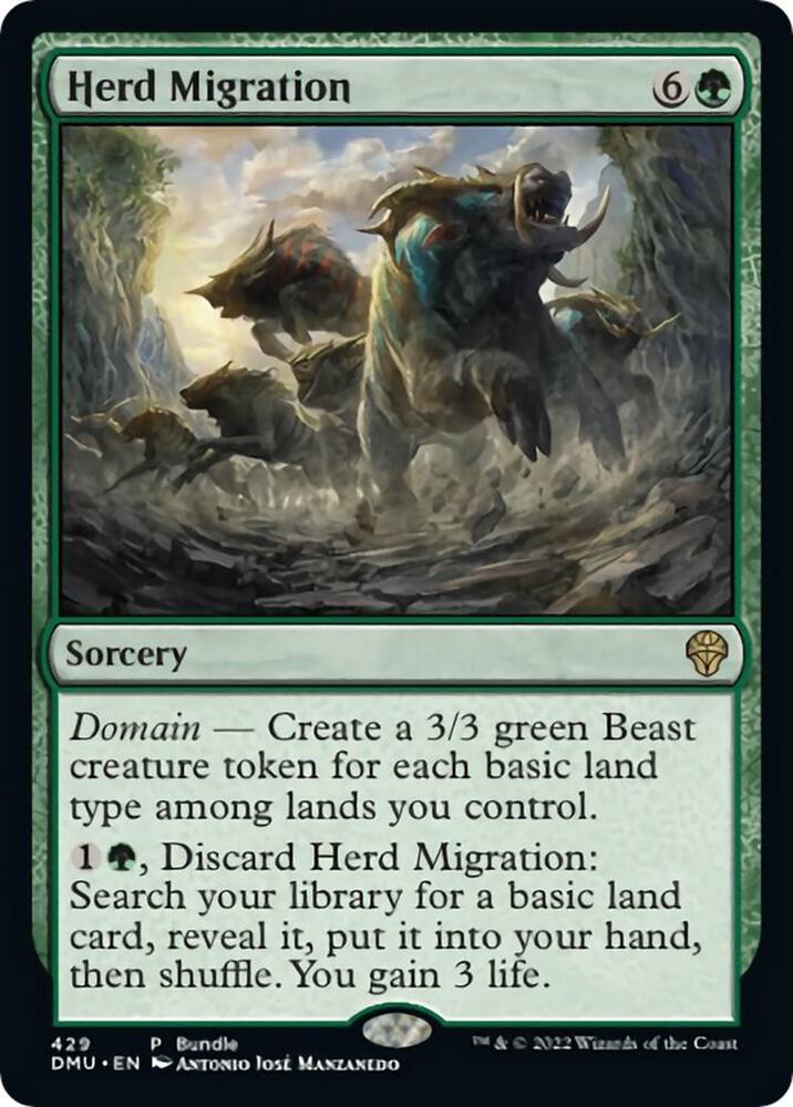 Herd Migration DMU Bundle 429/281 (Unique and Miscellaneous Promos)  - Foil | Good Games Modbury