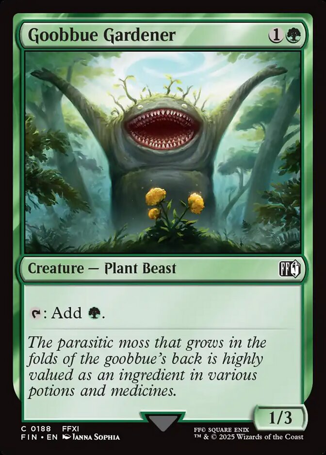 Goobbue Gardener 188/309 (FINAL FANTASY)  - Foil | Good Games Modbury