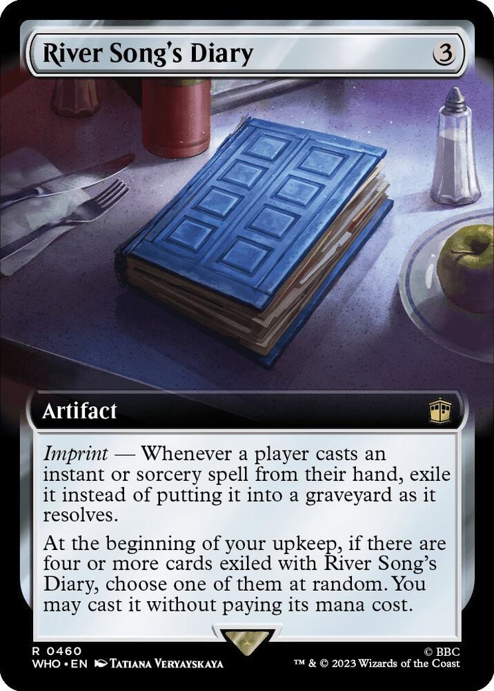 River Song's Diary 460 (Universes Beyond: Doctor Who)  - Extended Art | Good Games Modbury