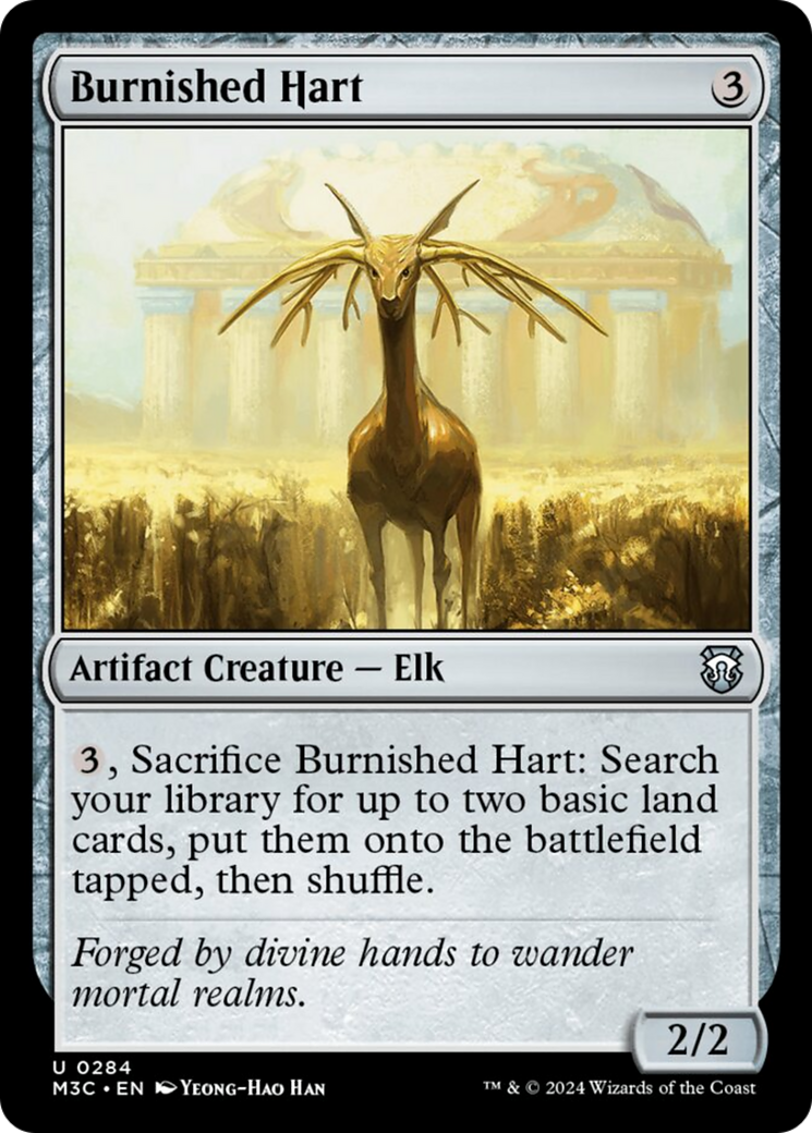 Burnished Hart (Ripple Foil) [Modern Horizons 3 Commander] | Good Games Modbury