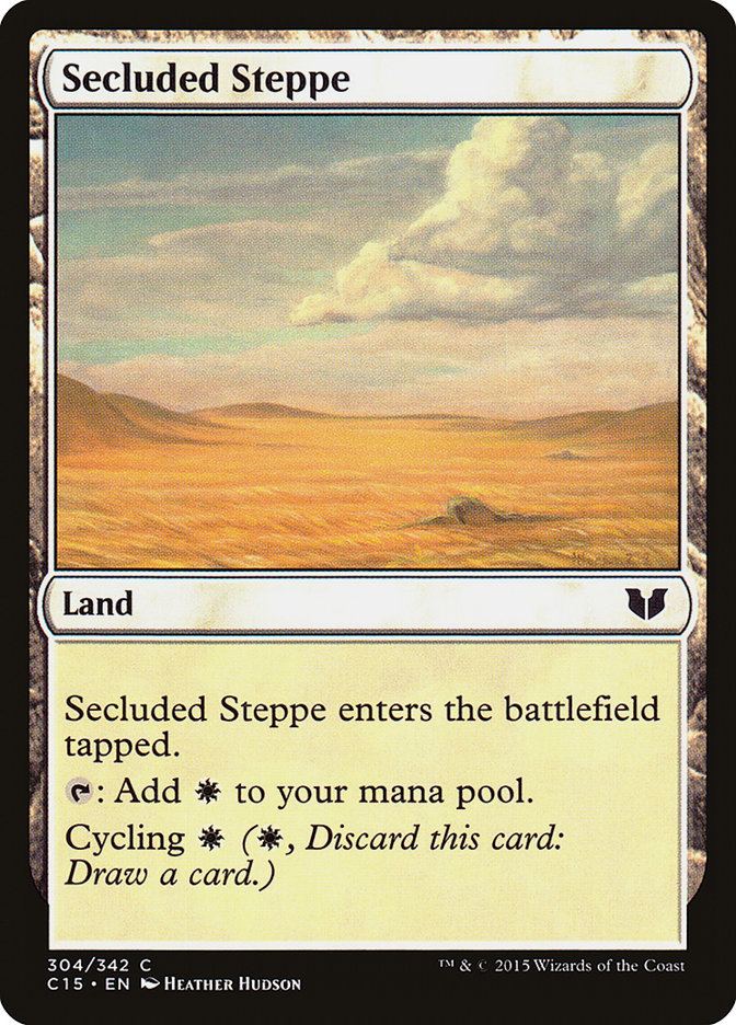 Secluded Steppe [Commander 2015] | Good Games Modbury