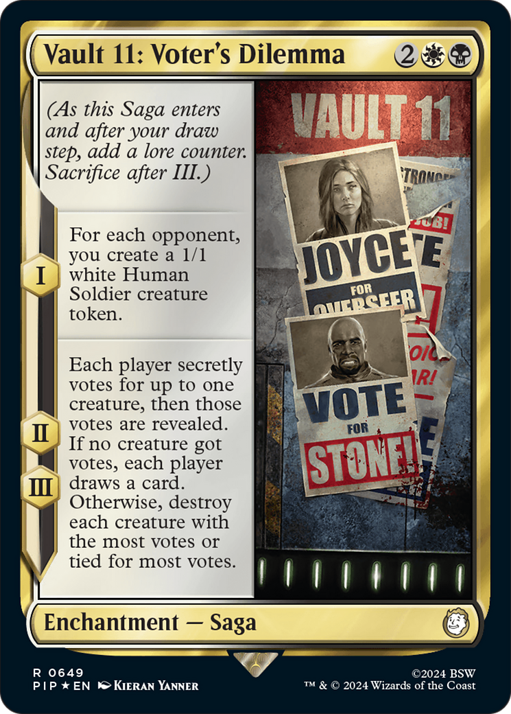 Vault 11: Voter's Dilemna (Surge Foil) [Fallout] | Good Games Modbury