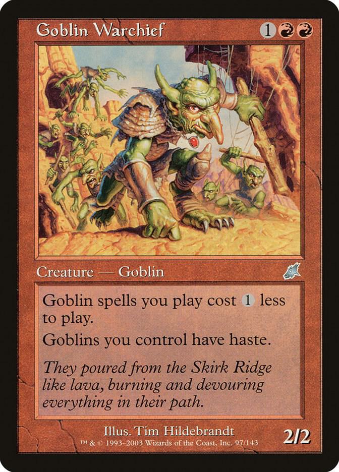 Goblin Warchief 97/143 (Scourge)  - Foil | Good Games Modbury