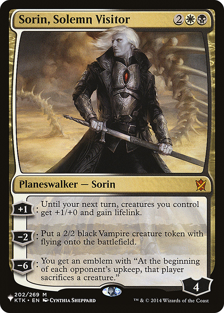 Sorin, Solemn Visitor [The List Reprints] | Good Games Modbury