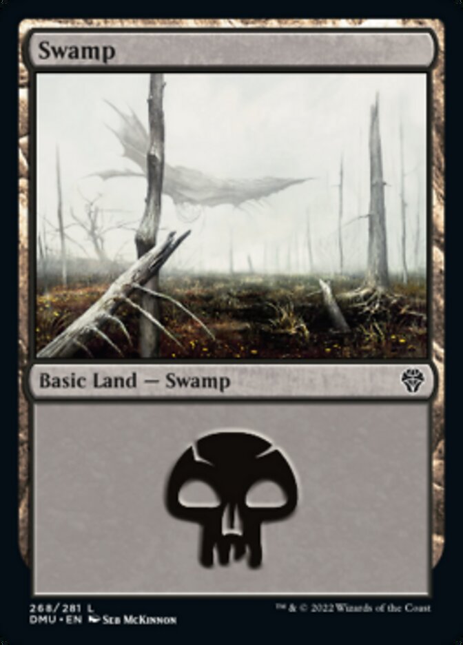 Swamp (268) [Dominaria United] | Good Games Modbury