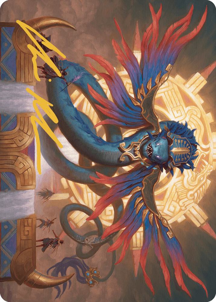 Ojer Pakpatiq Deepest Epoch Art Card 13 81 Gold Stamped Signature 13 (Art Series: The Lost Caverns of Ixalan)  | Good Games Modbury
