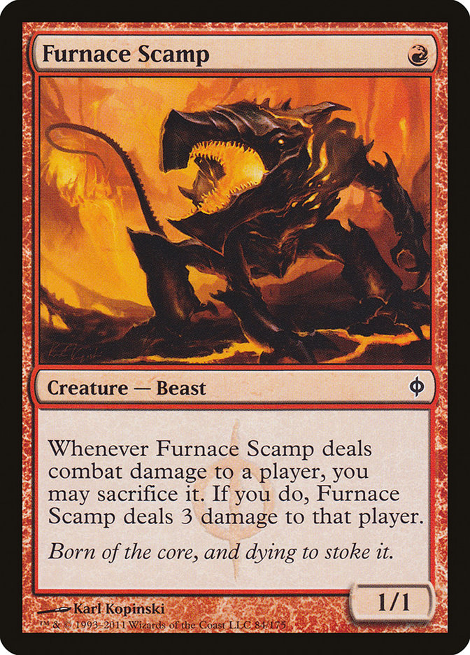 Furnace Scamp 84/175 (New Phyrexia)  - Foil | Good Games Modbury