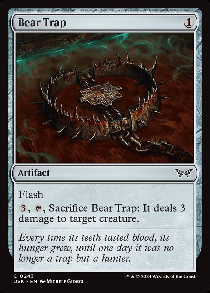Bear Trap 243 (Duskmourn: House of Horror)  - Foil | Good Games Modbury