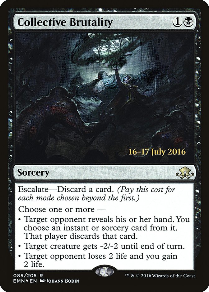 Collective Brutality [Eldritch Moon Prerelease Promos] | Good Games Modbury