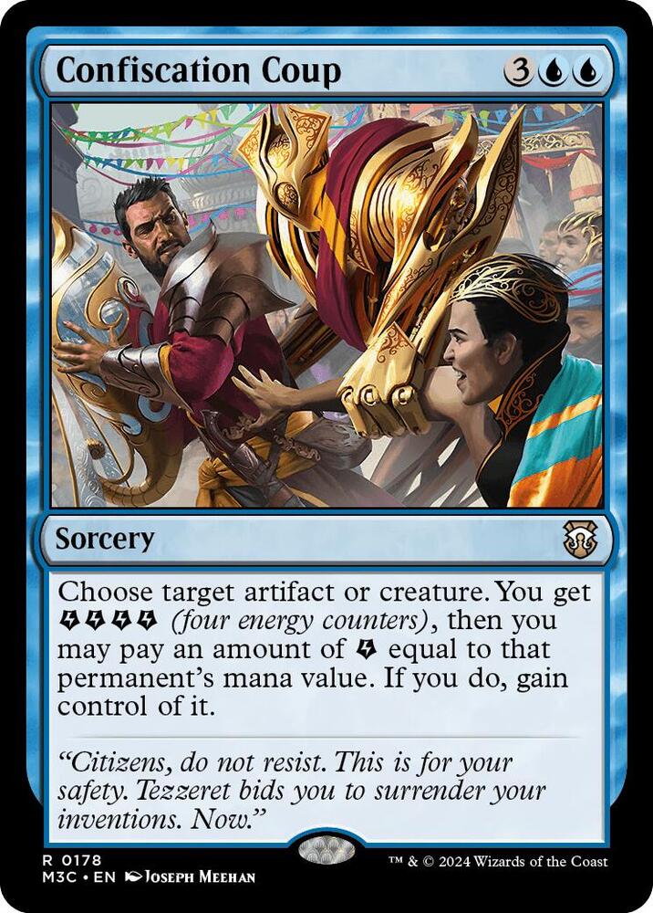 Confiscation Coup 178/411 (Commander: Modern Horizons 3)  - Ripple Foil | Good Games Modbury