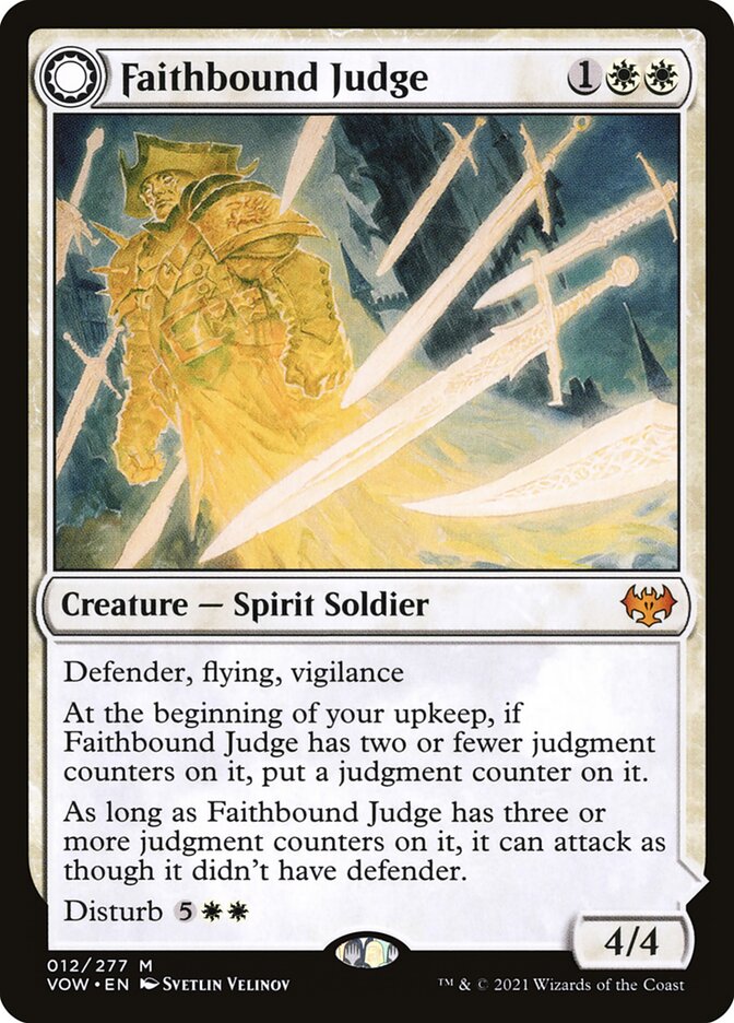 Faithbound Judge // Sinner's Judgment 12/277 (Innistrad: Crimson Vow)  | Good Games Modbury