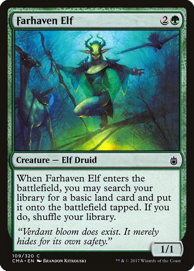Farhaven Elf 109/320 (Commander Anthology)  | Good Games Modbury