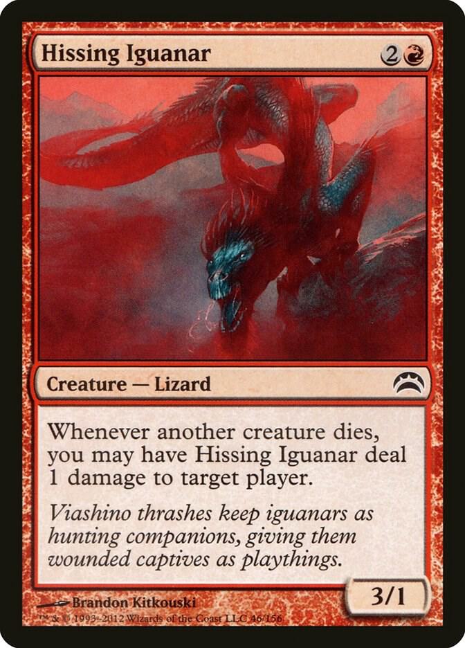 Hissing Iguanar 46/156 (Planechase 2012)  | Good Games Modbury